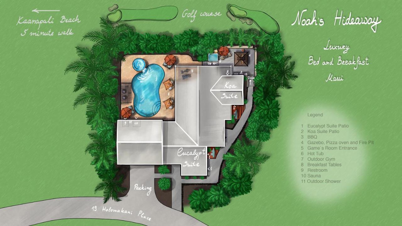 Noahs Hideaway Luxury B&B Lahaina Εξωτερικό φωτογραφία